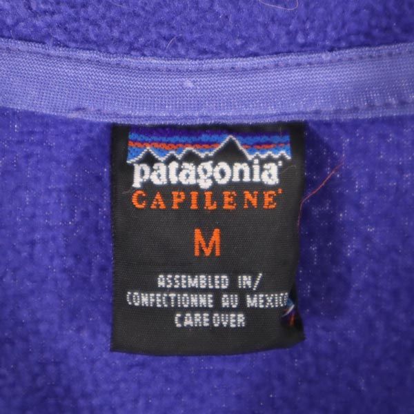 Patagonia Half Zip Fleece Jacket M Blue Outdoors Women Used