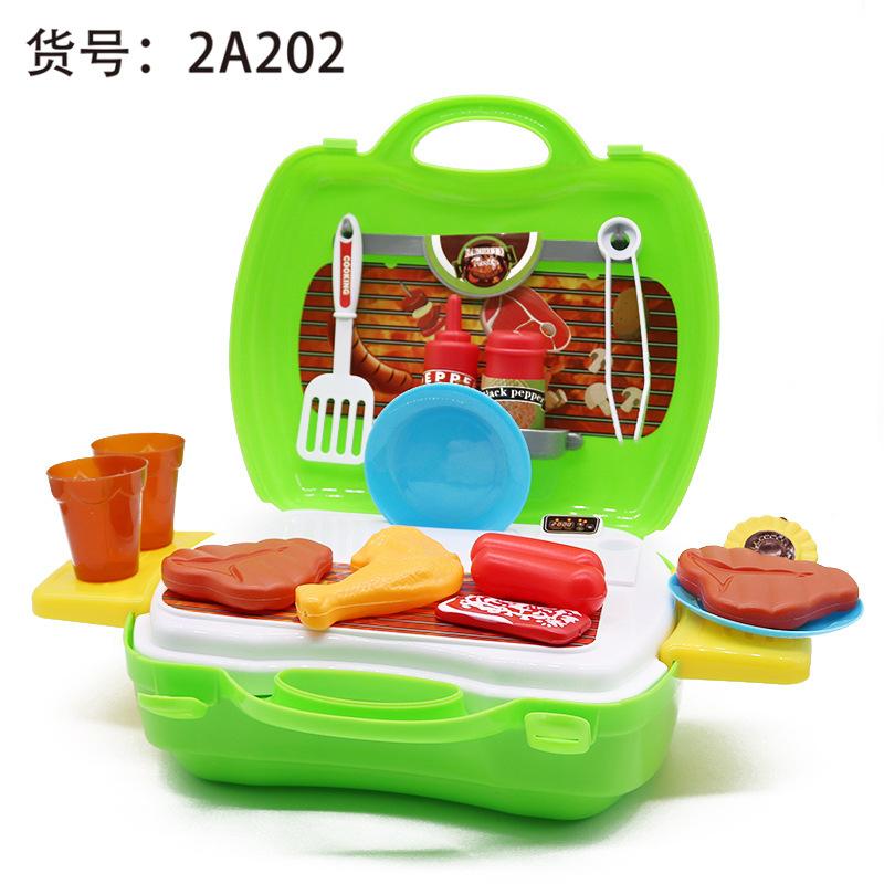Play House Girl Boy Kitchen, Cosplay Toys Checker, Dresser, Doctor Tools Suitcase