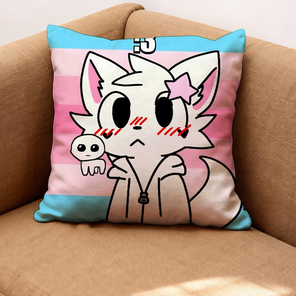 

Boykisser Cushion Cover Premium Comfort Reversible Pillow Cove -Two in One Design for Any Room & Car Interior 30cmx30cm