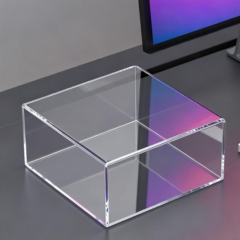 Acrylic Transparents Dustproof Shield for Studio/Mini Monitor With Easy Installation Smooth Surfaces