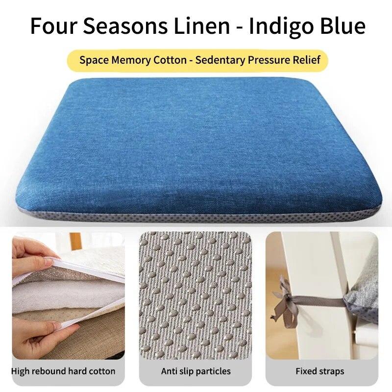 Flax Wind Chair Cushion