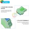 DC 24V Signal Isolator 1 In 1 Out/1 In 2 Out/2 In 2 Out Isolator Distribution Signal Separator Barrier Distribution Module