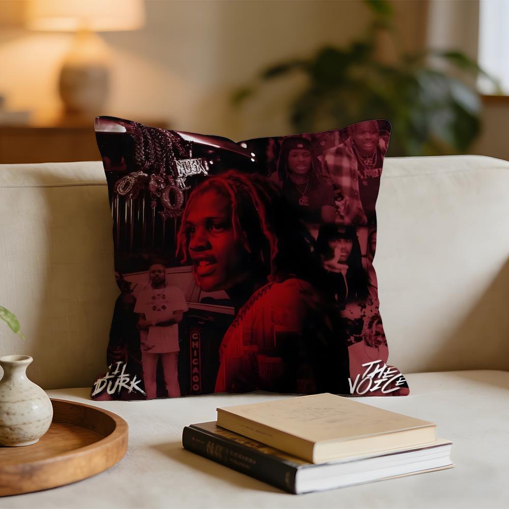 Rapper KKing VVon Cushion Cover Short plush pillowcase for bed sofa carwashable