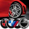 For BMW M E46 E90 E60 4Pcs 56mm Car Badge Wheel Center Hub Cap Sticker Accessories For BMW M E46 E90 E60 F30 F10 E39 E36 F20 G30 G20 E87 E92 E91 X1 X5