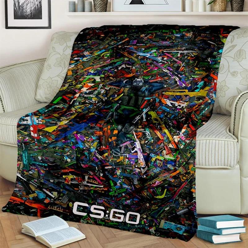 Coperta 3D Pistola Coltello USP,AK,M4,AWP, Fucile Pistola Cartuccia, Morbida Coperta Plaid per Casa Camera da Letto Letto Divano Coperta Copertura Picnic Bambini