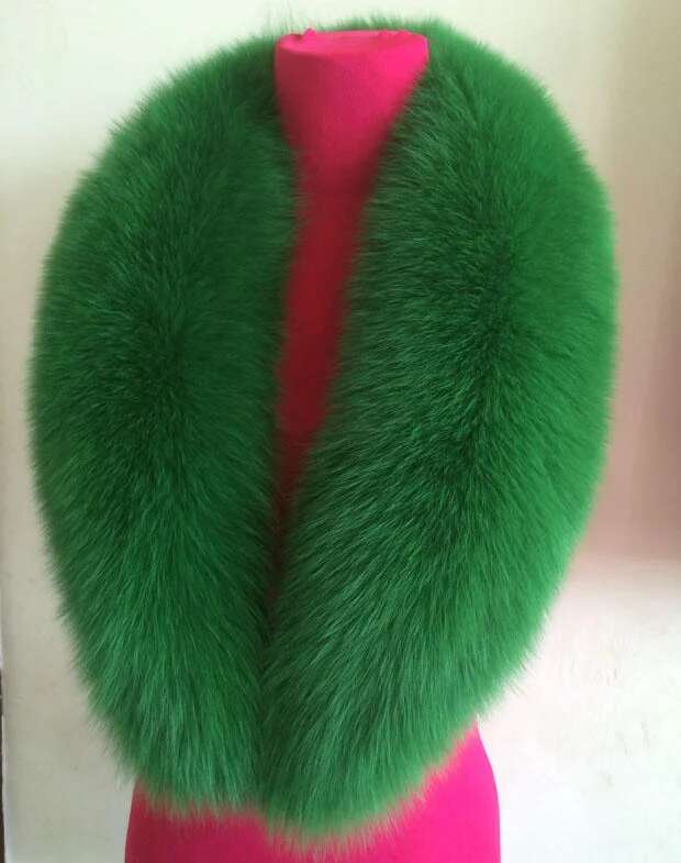 Natural Raccoon Fur Collar Scarf Genuine Fur Scarves Shawl Neck Warmer Fur Square Collar Women Long Scarf Winter Fox Fur Collar
