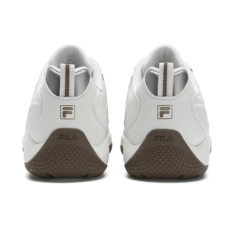 FILA Fountain Fashion Simple Personality Sports Comfortable Retro Low-Top Lifestyle Casual Shoes Women sneaker White Silver F12W531105FCM