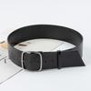 Genuine Leather Belt Women's Dress Jeans Belt Pin Buckle Wide Belt Waist Versatile Retro Leather Belt