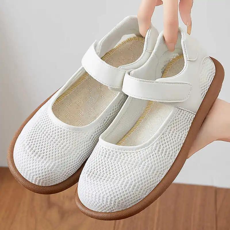 Fashion Slip-resistant Round Tip Brand Sneakers Women Therapeutic Golf Shoes Big Size Luxury Loafers Women Sport Sports-leisure
