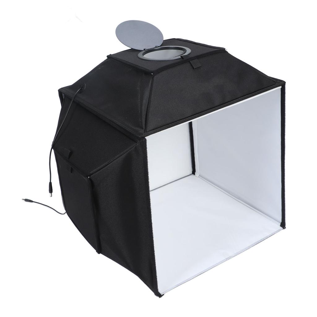 PULUZ 40cm Fotografie Softbox Zelt 5500K Kleine Studio Foto Box mit 4 Farben PVC Hintergrundtafel AC 100‑240V