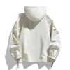 New Spring and Autumn Jacket Men's Large Size Solid Color Jacket Casual Hooded Loose Windbreaker Men's Top