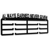 Medal Display Hanger Wall Mounted Iron Triathlon Running Sports Medal Display Rack Decorative Medal Holder for 30-45 Medals New