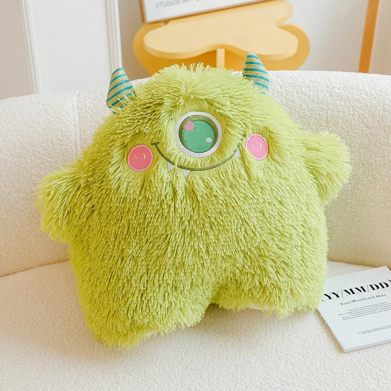 

Плюшевая игрушка-кукла маленький монстр кукла с большими глазами детский подарок прилавок подушка для метания милый веселый 45cm зелёный