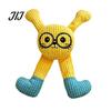 Durable Plush Toys for Dogs Squeaky Dog Chew Toy, Cartoon Cat/Dog Shape, Interactive Teeth Grinding Puppies And Boredom Relief Toy Indoor Cats