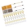 Keyring with Chain Lobster Claws Clasps And Jump Rings Set For Jewelry Making