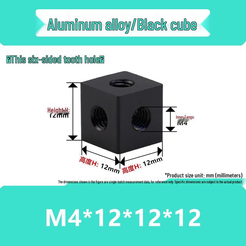 Aluminum Alloy Hex Nut Acrylic Connector Cap