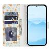 For Honor 400 5G (Global) Wallet Case Rhombic Floral Design Leather Flip Phone Cover with Strap