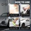 1/6Pcs Car Scratch Remover Cloth Compact Size Portable Reusable Widely Applicable Car Scratch Repair Cloth Cleaning Tool