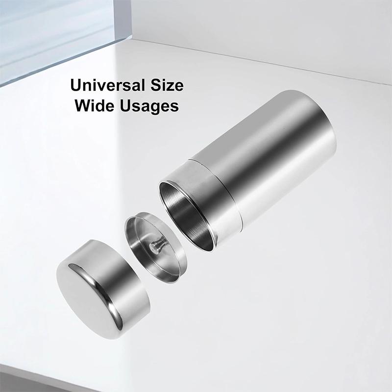 400/550Ml Tea/Coffee Canister With Airtight Double Lids For Loose Tin Containers Stainless Steel Storage