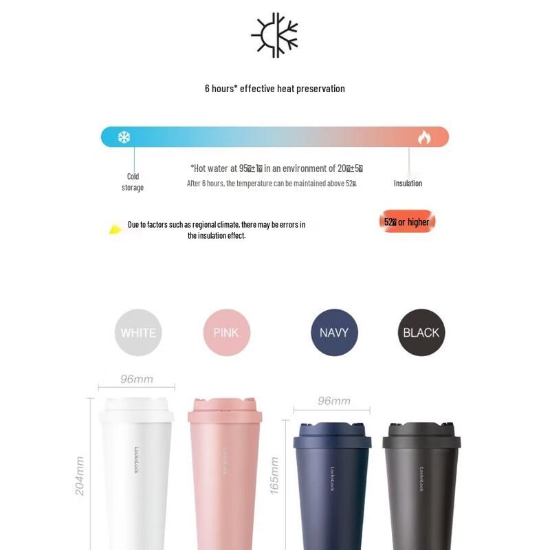 LOCK&LOCK 316 Stainless Steel Insulated Mug