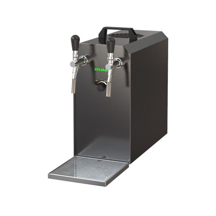 Beer Dispenser with Diaphragm Pump - Stream 50-K Beer Machine, 2-line Beer Pump, Basket, Combination Tap Head