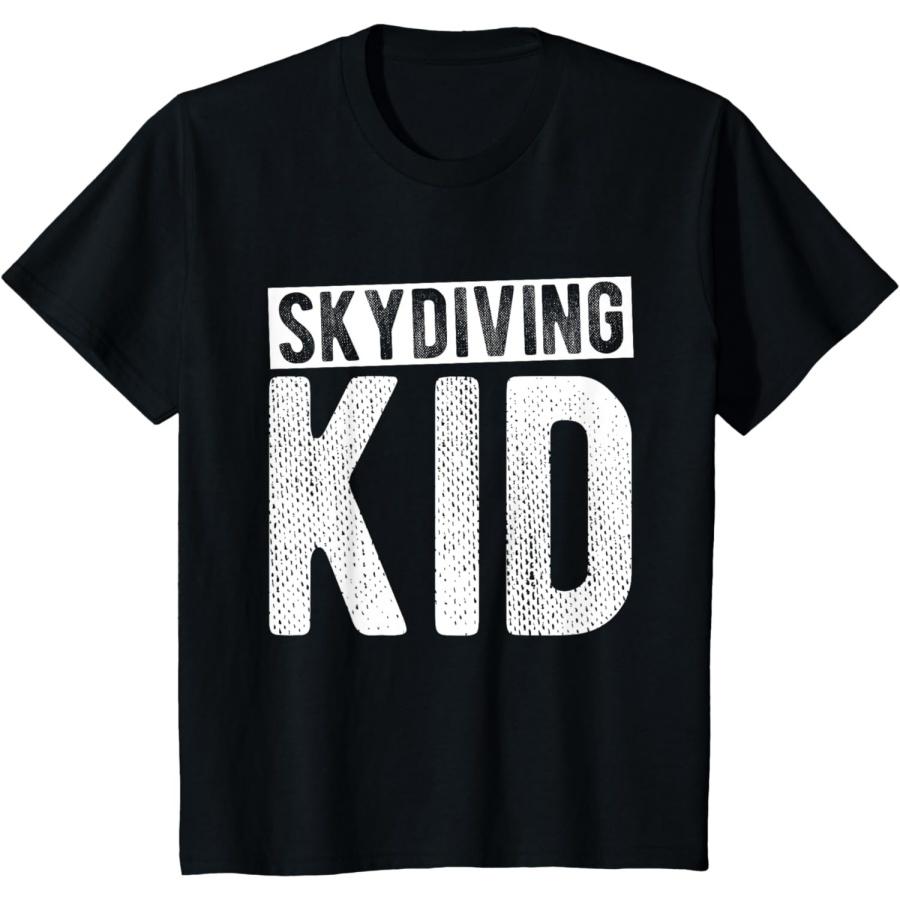 

Kids SKY DIVING Kid Skydiving Parachute Adventure Sport T-Shirt XXXXXL чёрный