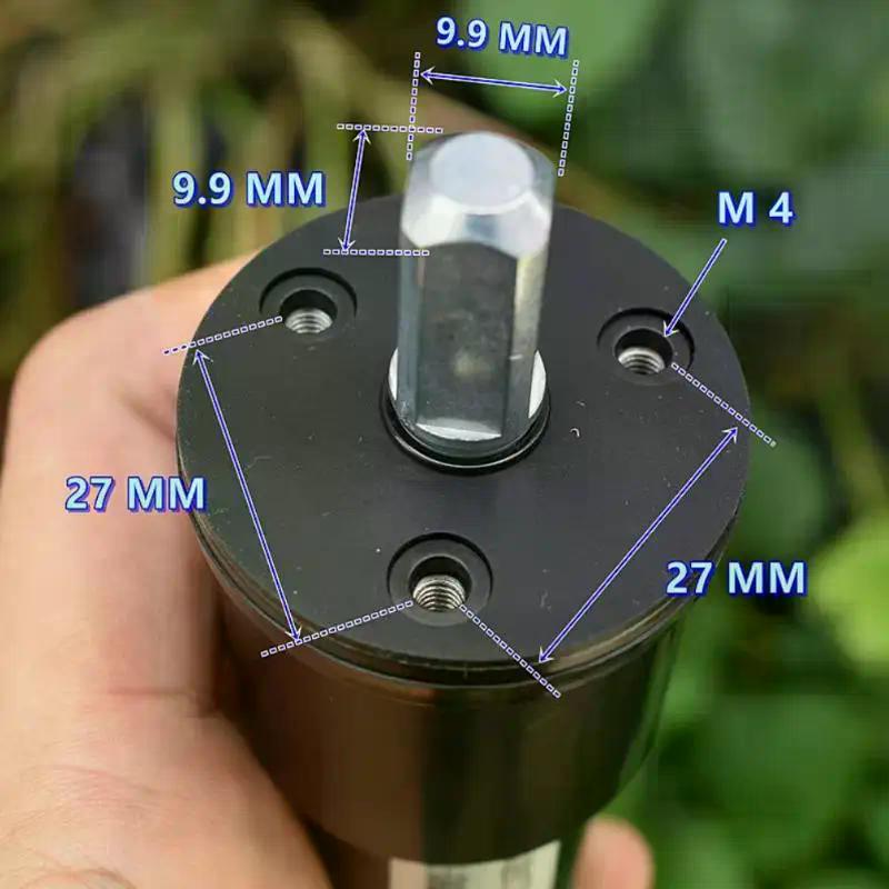 DC 12V-24V 26 U/min Wasserdichtes Vollmetall-Getriebe-Getriebemotor Langsame Geschwindigkeit Hohes Drehmoment Geschwindigkeitsreduzierer Motor für Smart Car Roboter