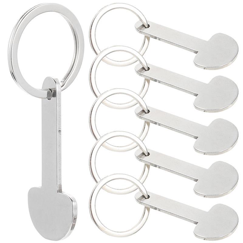 8pcs Key Ring Metal Shopping Trolley Tokens Convenient Trolley Tokens Trolley Tokens Keyring Shopping Cart Token Solver