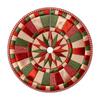Christmas Tree Skirt with 2D Embroidery and Digital Print for Festive Holiday Decoration