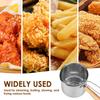 Deep Fryer Pot 304 Stainless Steel Deep Oil Fryer Deep Fryer Pot Japanese Tempura Deep Fryers for Frying Fish Shrimp Chicken