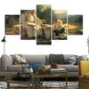 5Pcs Religion Jesus Woman Faith Decor Canvas Picture Wall Art Pictures Poster Home Decor No Framed Room Decor Modern Abstract