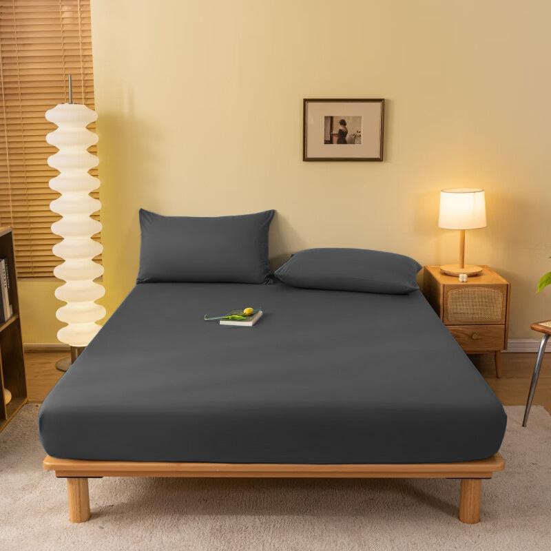 Einzelbett Spannbettlaken Ultraweich Bequemer Bettbezug Tiefe Tasche Bettlaken Staubdicht Sofabezug Matratzenschoner