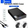 2.5/3.5 Inch HDD Case USB3.0 Hard Drive Enclosure SATA To USB 3.0 External Hard Drive Disk Box 10TB Adapter for PC Laptop
