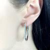 Silver Earrings with Cubic Zirkonia (1998342)