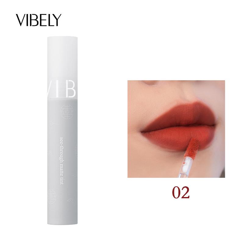 

VIBELY Morandi Color Тонкий Шелковый Мягкий Туман Матовая Глазурь Для Губ Водостойкая Длительная Отбеливающая Помада Не Легко Снимается 02