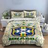 Brazil CBF Emblem Bedding Set Bedding Duvet Cover Set Duvet Cover Pillowcases Home Decor (1 * Duvet Cover 2 * Pillowcases, without duvet insert)