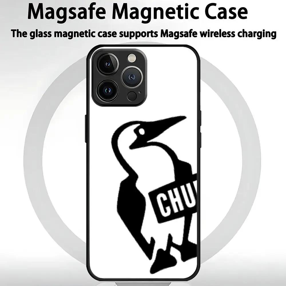 GTO Clothing Brand fashion C-ChumsES Phone Case For iPhone 16 15 14 13 12 11 X XR XS 8 Plus Mini Pro Max Glass Magnetic Case