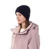 Winter Rabbit Down Core Knitted Hat for Women - Windproof, Warm, Breathable, with Large Brim - Perfect for Students and Couples