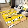 The Simpsons Area Rug - Soft & Durable For Living Room , Bedroom , And Outdoor Use - Hand Washable Polyester Floor Mat