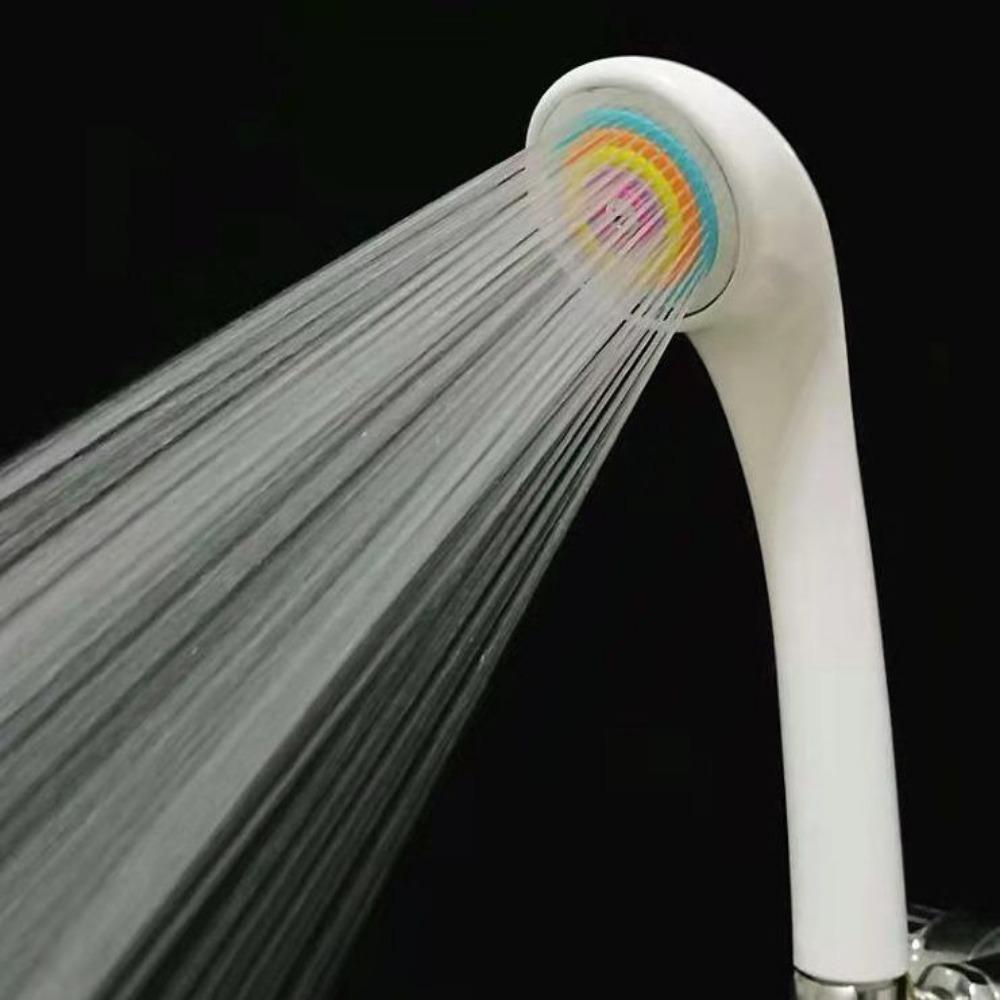 Anti-drop Nozzle Supercharged Shower Nozzle Bath Universal Shower Head Set Shower Head Anti-blocking Colorful Shower