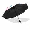 1pc Cinnamoroll Heart-Shaped Automatic Opening/Closing Umbrella with Foldable Design, 8-Bone Iron Frame, Outdoor Use, Perfect Gift for Fans, Travelers