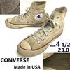 All STAR High Cut Sneakers 4.5 23 Ivory Beige USA