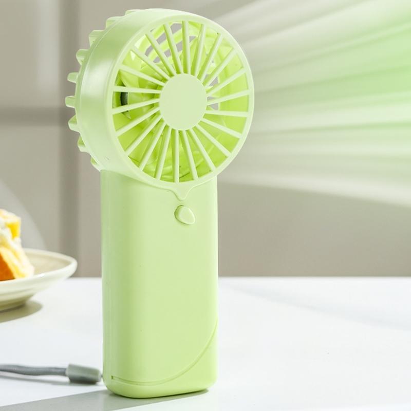 AM3 Battery Operated Powerful Handheld Fan Portable Small Lightweight Makeup Fan for Girl Women Indoor Outdoor