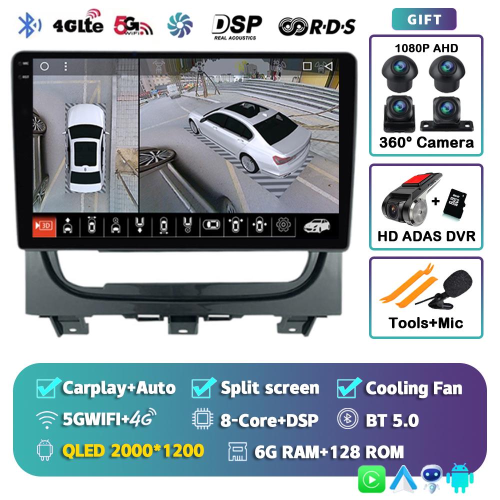 Android 14 Carplay Auto Car Radio For Fiat Strada Idea 2012 2013 2014 2015 2016 Multimedia GPS Player Video Stereo WIFI+4G DSP