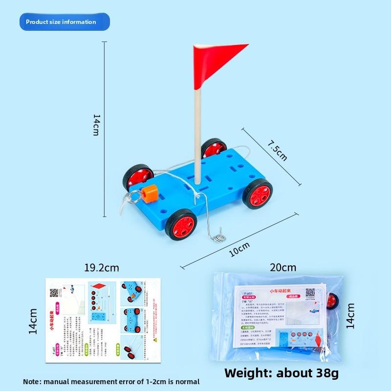 Science Experiment Diy Car Kit With Gravity Force Physics Toy For Kids Educational Activity