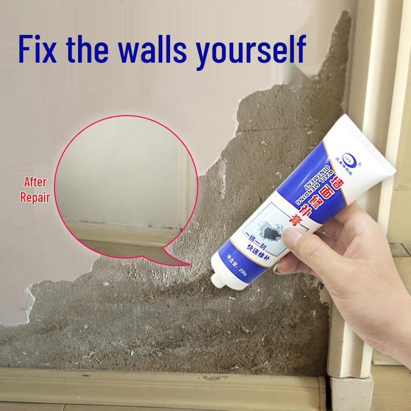 White Interior Wall Repair Putty - Crack & Hole Filler Paste