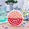 Heart Coaster Molds Round Silicone Coaster Molds Cup Mat Mold Pentagram Epoxy Casting Mold for Resin Coaster Home Decor
