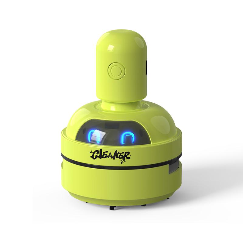 Cartoon Desktop Vacuum Cleaner for Eraser Shavings, Keyboard Dust, and Pencil Debris.