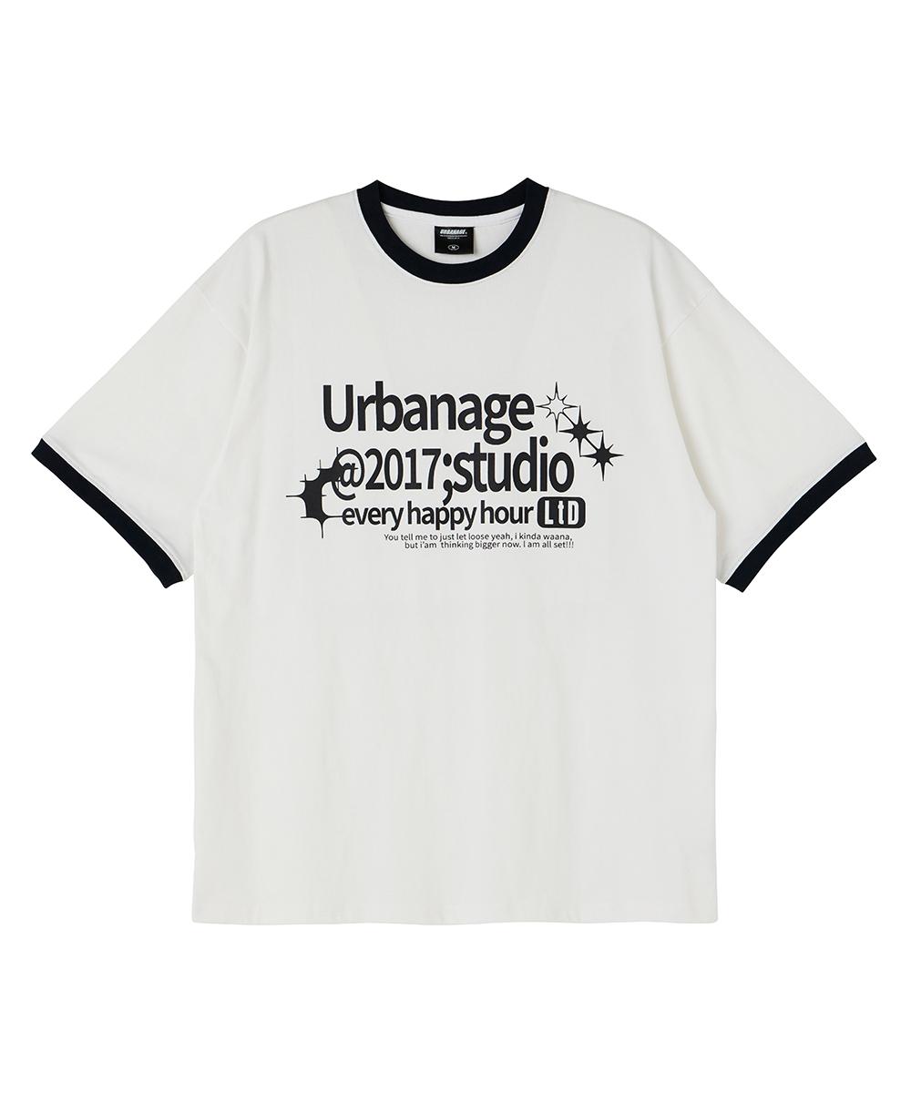Urban Age Studio Ringer Oversleeve White Reference/M