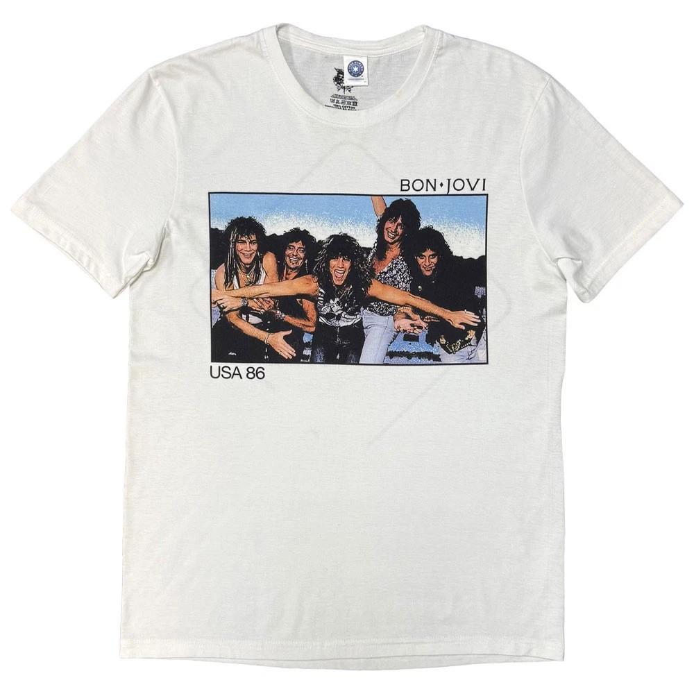 Bon Jovi Slippery When Wet Tour USA 86 T Shirt M